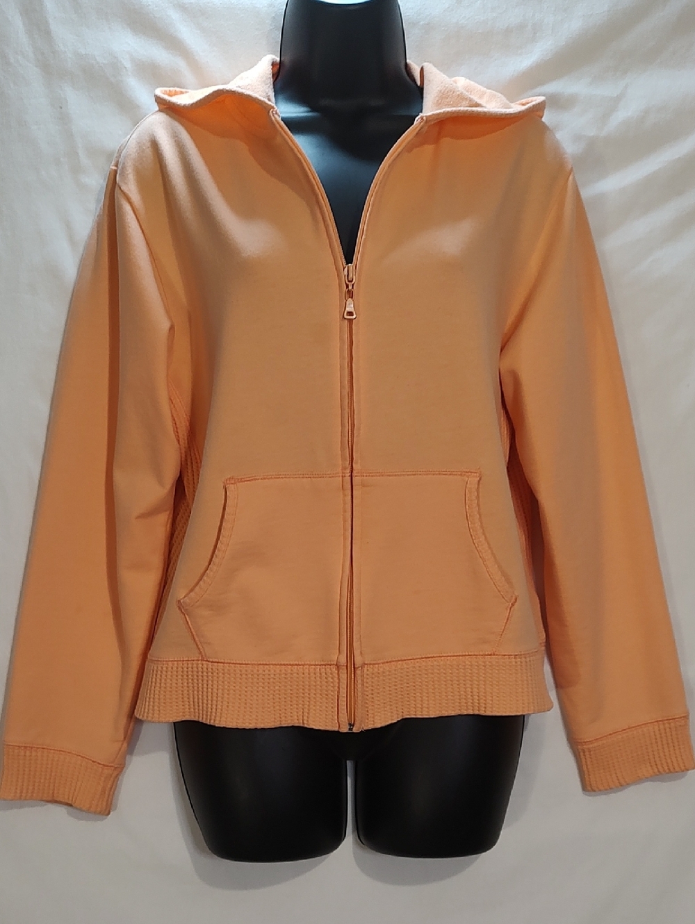 Hanes Peach Zip-Up Bomber Jacket